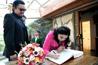 127 Castellon Wedding at Wayfarers Chapel and Long Beach Museum of Art