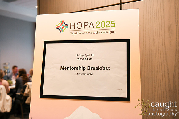 740 HOPA 2025 Conference in Portland - Mentorship Breakfast