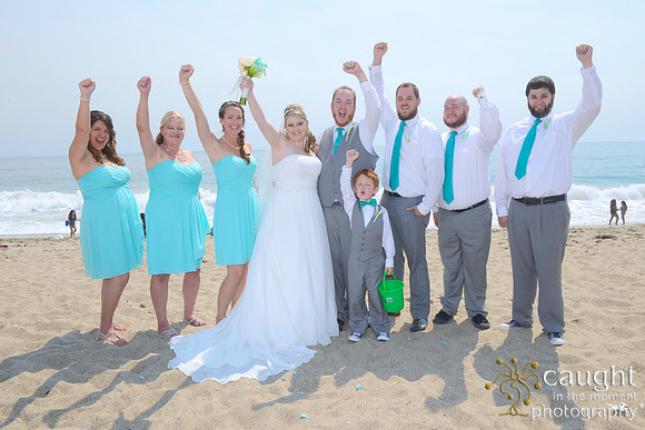 082 Wood Beach Wedding Point Dume Mailbu