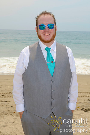015 Wood Beach Wedding Point Dume Mailbu