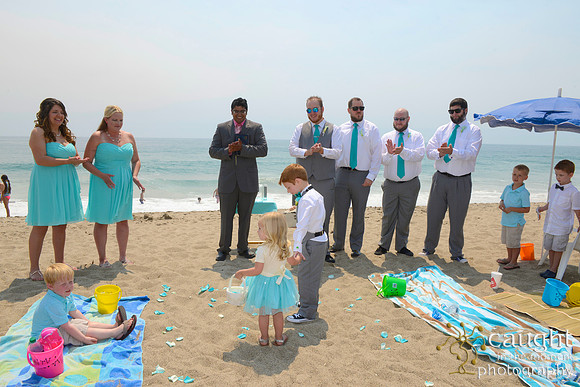 037 Wood Beach Wedding Point Dume Mailbu