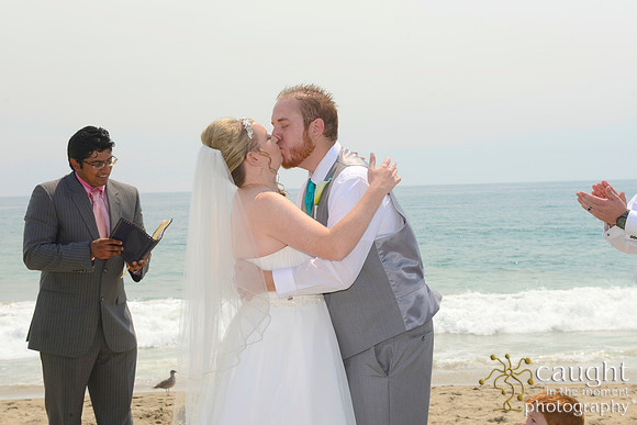 063 Wood Beach Wedding Point Dume Mailbu