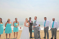 056 Wood Beach Wedding Point Dume Mailbu