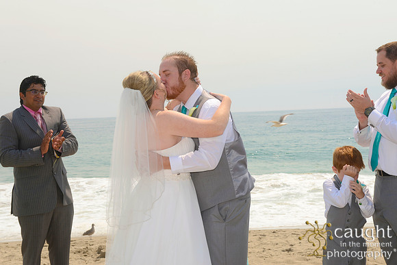 064 Wood Beach Wedding Point Dume Mailbu