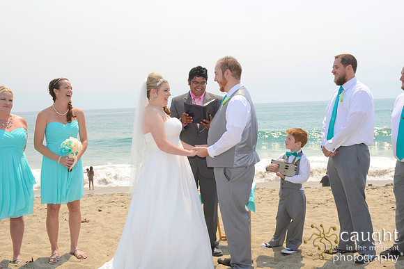 050 Wood Beach Wedding Point Dume Mailbu