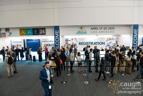 016 AAE 2024 in Los Angeles - Registration & Signage