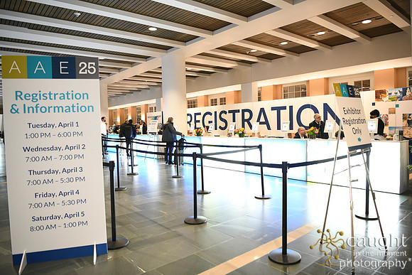 039 AAE 2025 in Boston - Registration & Signage