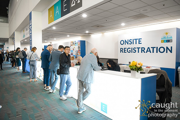 022 AAE 2024 in Los Angeles - Registration & Signage