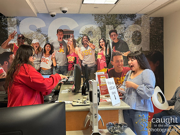 Picking up USC Student ID card IMG_2532