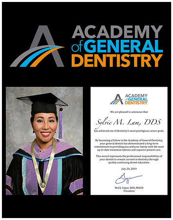 11x14 Black Lacquer for F-Sylvie M. Lam, DDS 1692-STUDIO