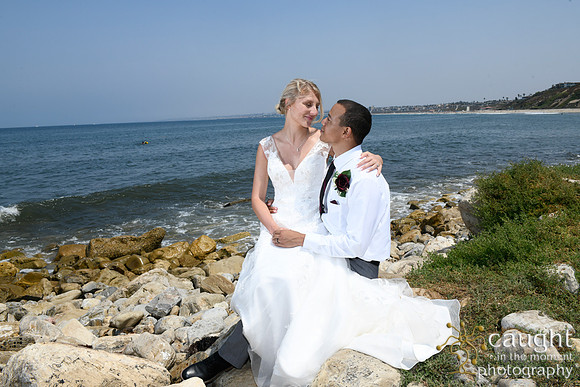243 Bowens Romantic Beach Wedding in Palos Verdes
