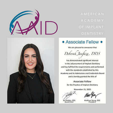 12x12 Clear AAID AF 2025 Deborah Janfaza, DDS RE Studio