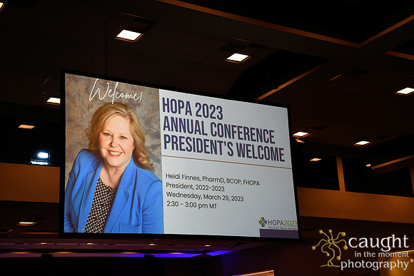 245 HOPA 2023 Conference in Phoenix - President's Welcome & FHOPA Awards