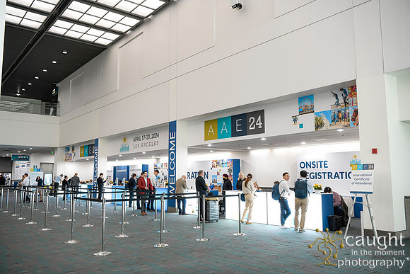 021 AAE 2024 in Los Angeles - Registration & Signage