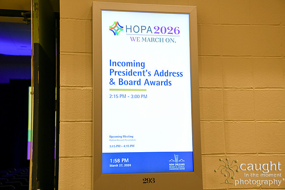 860 HOPA 2026 - Incoming President's Address