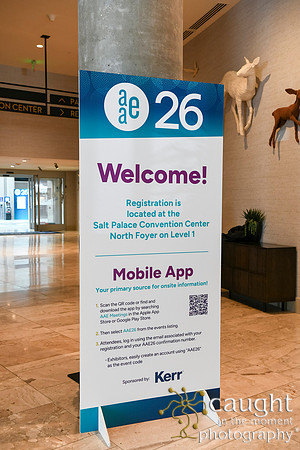 123 AAE26 in Salt Lake City - Registration & Signage