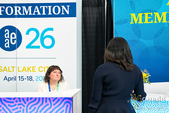125 AAE26 in Salt Lake City - Registration & Signage