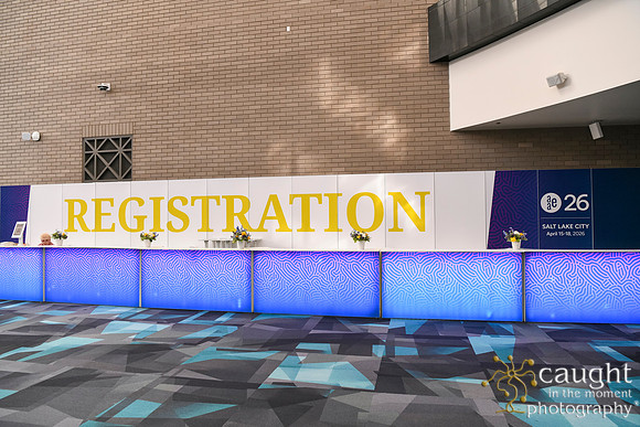 130 AAE26 in Salt Lake City - Registration & Signage
