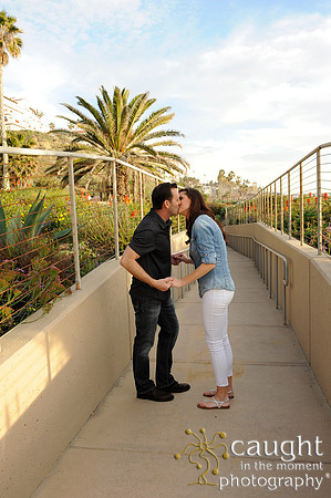 014 Jackie and Sean beach engagement photos in San Clemente