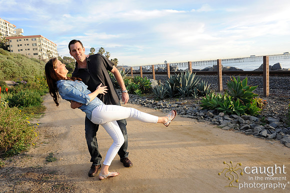 033 Jackie and Sean beach engagement photos in San Clemente