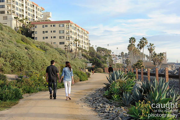 022 Jackie and Sean beach engagement photos in San Clemente