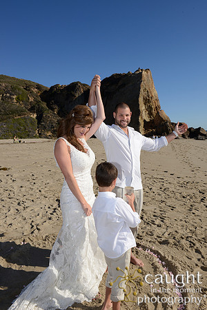 069 Kenney Romantic Malibu Beach Wedding