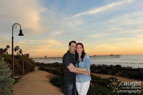 092 Jackie and Sean beach engagement photos in San Clemente