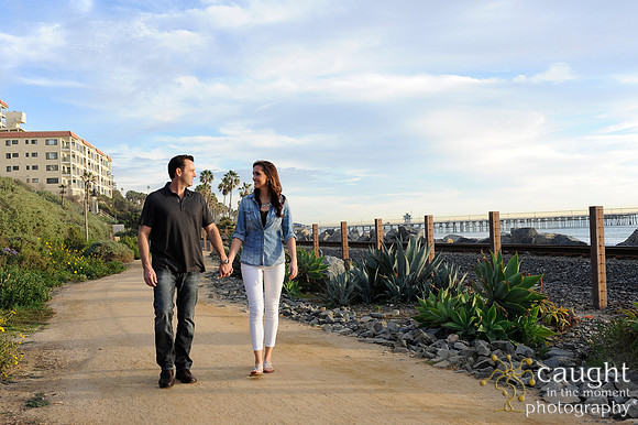 028 Jackie and Sean beach engagement photos in San Clemente