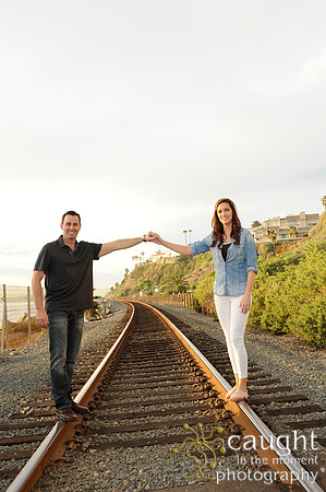 056 Jackie and Sean beach engagement photos in San Clemente