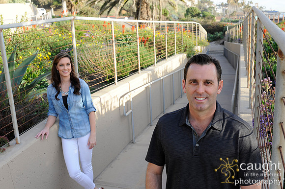 006 Jackie and Sean beach engagement photos in San Clemente