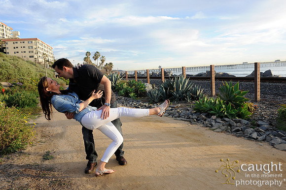 036 Jackie and Sean beach engagement photos in San Clemente