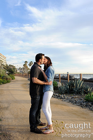 031 Jackie and Sean beach engagement photos in San Clemente
