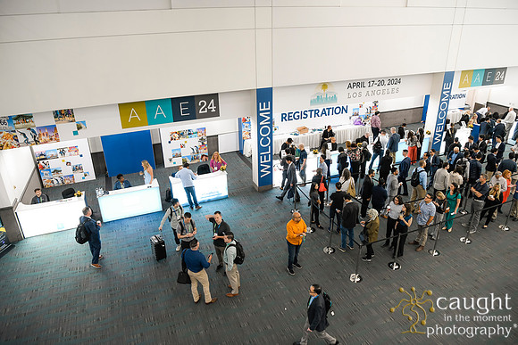 019 AAE 2024 in Los Angeles - Registration & Signage