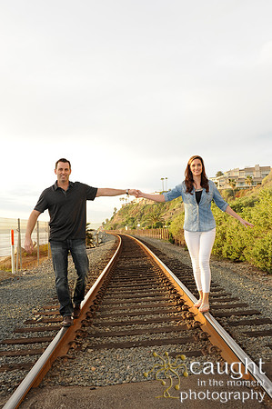 058 Jackie and Sean beach engagement photos in San Clemente