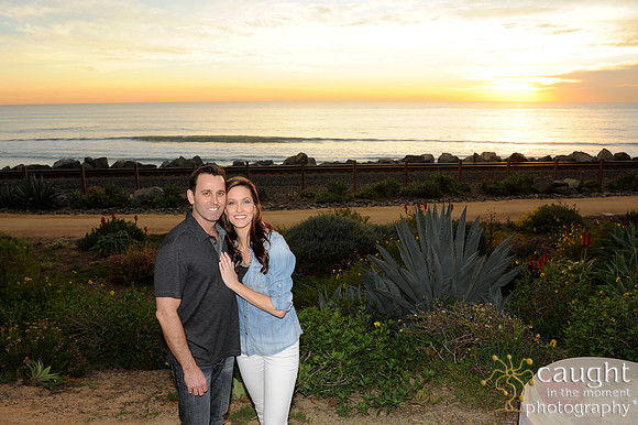 088 Jackie and Sean beach engagement photos in San Clemente