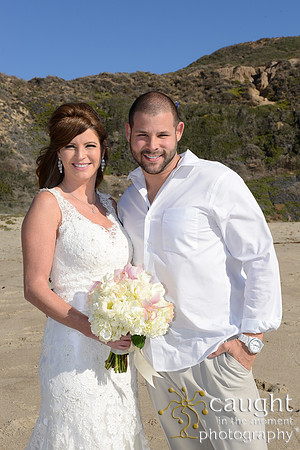 006 Kenney Romantic Malibu Beach Wedding