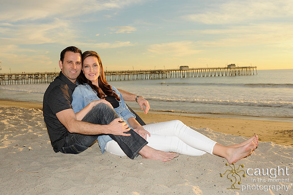 063 Jackie and Sean beach engagement photos in San Clemente