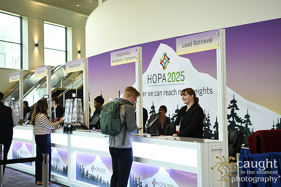 021 HOPA 2025 Conference in Portland - Registration & Signage