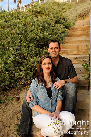 041 Jackie and Sean beach engagement photos in San Clemente