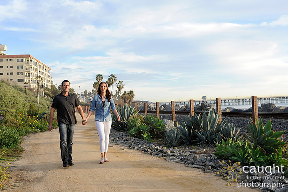 027 Jackie and Sean beach engagement photos in San Clemente