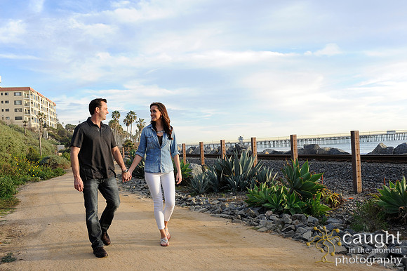 029 Jackie and Sean beach engagement photos in San Clemente