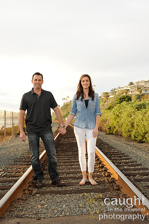 055 Jackie and Sean beach engagement photos in San Clemente