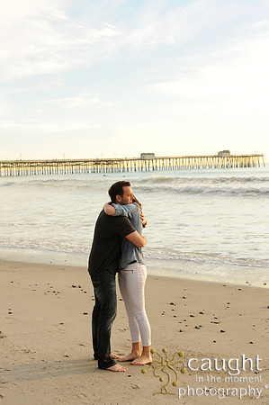 075 Jackie and Sean beach engagement photos in San Clemente