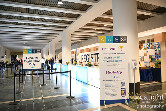 038 AAE 2025 in Boston - Registration & Signage