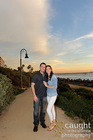 089 Jackie and Sean beach engagement photos in San Clemente