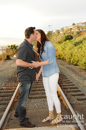 061 Jackie and Sean beach engagement photos in San Clemente