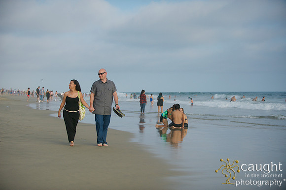 009 Sarah & Mick Romantic Engagement Photos in Huntington Beach