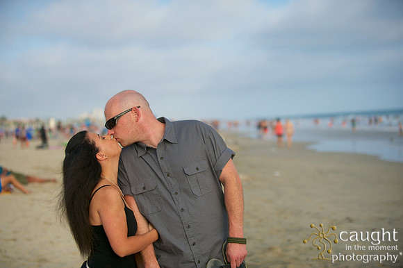 013 Sarah & Mick Romantic Engagement Photos in Huntington Beach