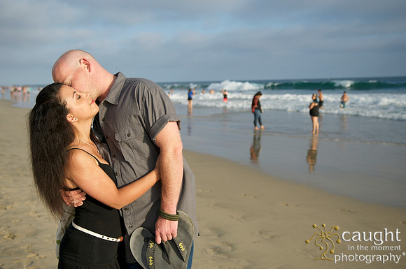 028 Sarah & Mick Romantic Engagement Photos in Huntington Beach