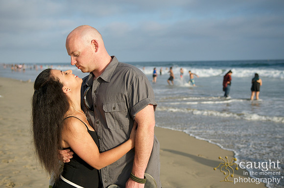030 Sarah & Mick Romantic Engagement Photos in Huntington Beach